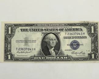 1935 E Uncirculated $1 Certificate