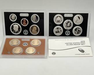 2015 US Mint Silver Proof Set