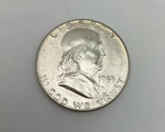 1955 Franklin Silver 50c