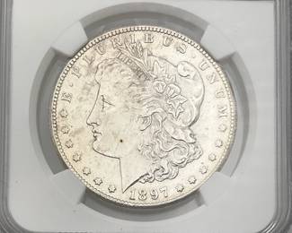 1897-S Morgan Dollar, NGC MS 61