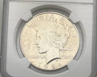 1924 Peace Dollar, NGC MS 63