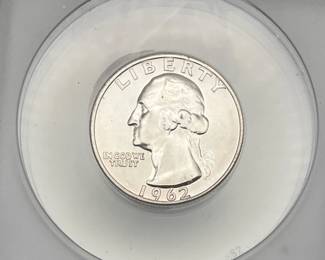 1962 Washington Quarter, ANACS PF 67