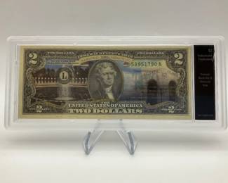 National WWII Memorial Enhanced $2 Note