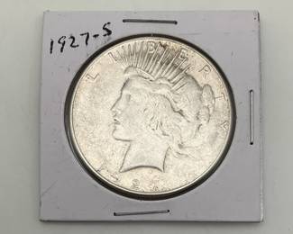 1927-S Peace Dollar