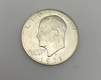 1971-S Silver Eisenhower Dollar