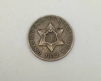 1852 3-Cent Silver Piece