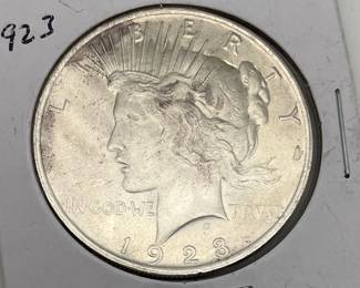 1923 Peace Dollar