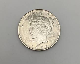 1922 US Peace Silver Dollar