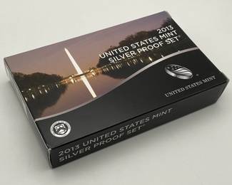 2013 US Mint Proof Silver Proof Set