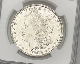 1883 Morgan Dollar NGC MS62