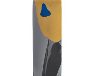 443 John Baldessari (1931-2020) A Supreme skateboard deck, 2010 From the edition of 500 With printed artist's signature and maker's logo: BALDESSARI Screen-printed on skateboard deck 31.25" L x 7.875" W Estimate: $400 - $600