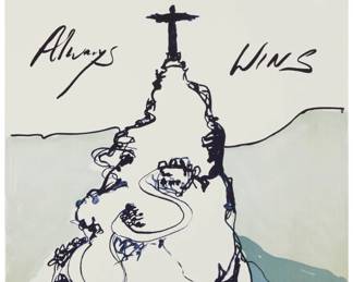 335 Tracey Emin (b. 1963) "True Love Always Wins," 2016 Lithograph in colors on wove paper Edition: 134/300 Signed, dated, and numbered in pencil along the lower edge: Tracy Emin 2016 Image/Sheet: 30" H x 23.75" W Estimate: $2,000 - $3,000