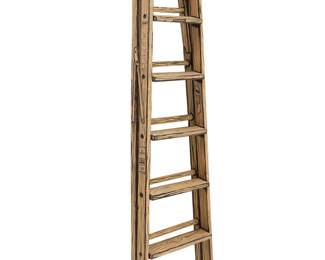 81 Tom Burckhardt (b. 1964) Ladder from "FULL STOP" #153, 2004-2005 Painted cardboard Signed: Tom Burkhardt; stamped: FULL STOP; numbered: 153 73.75" H x 22.5" W x 7" D Estimate: $800 - $1,200