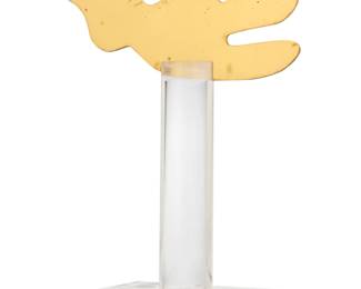 374 Jean Arp (1886-1966) Figure of a Bird Gold-plated bronze set in acrylic stand Edition: 74/300 Impressed with signature and edition: ARP Overall: 9.25" H x 6.25" W x 4" D Estimate: $1,000 - $1,500