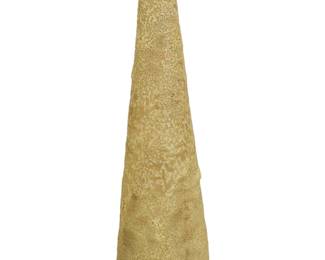 11 Beatrice Wood (1893-1998) A volcanic glazed earthenware vase, mid-20th century Signed to underside: BEATO 14" H x 3.875" Dia. Estimate: $1,200 - $1,500