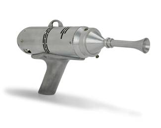 212 Clayton George Bailey (1939-2020) Ray Gun Metal Unmarked 7.625" H x 15.75" W x 3" D Estimate: $400 - $600