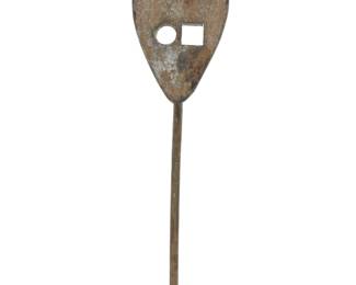 214 Anthony James (b. 1974) Mask Bronze Unmarked Overall: 24" H x 5.625" W x 4.125" D Estimate: $800 - $1,200