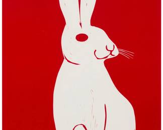 328 David Shrigley (b. 1968) "I'm Special," 2017 Linocut in colors on paper Edition: 74/100 Initialed, dated, and numbered in pencil, in the lower corners: DS 2017; Schafer Grafik, Copenhagen, Denmark, pub. Image/Sheet: 29.625" H x 21.875" W Estimate: $2,000 - $3,000