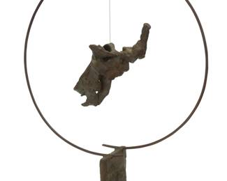 95 Gene Bruno (20th Century) Free Form Abstract, 1967 Patinated bronze Signed and dated in the casting: Bruno Overall: 28.25" H x 22.25" W x 8.5" D Estimate: $800 - $1,200