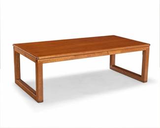 178 A William Richardson coffee table Circa 1980s Unmarked 18" H x 54.5" W x 28.5" D Estimate: $500 - $700