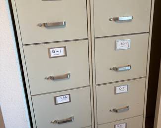 File cabinets