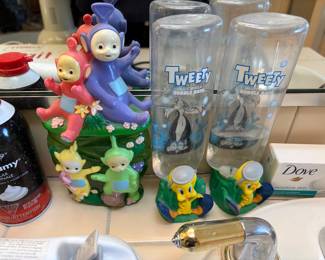 Teletubbies soap. Tweety soap.