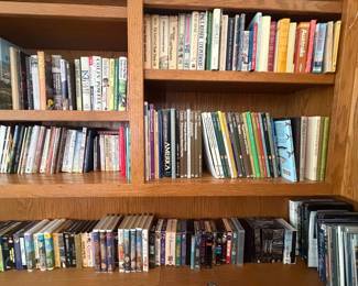 VHS tapes. DVDs. Cassettes