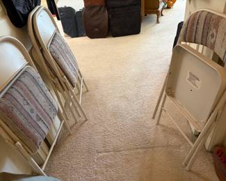 Foldable metal chairS