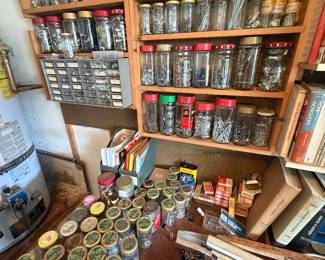 Jars of screws