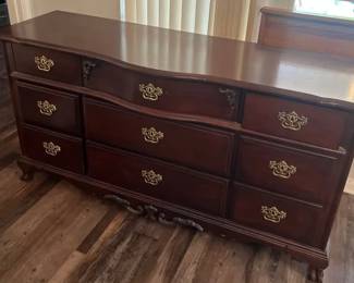 Solid Wood 9 Drawer Dresser