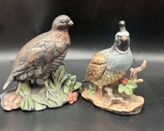 Vintage Porcelain Birds 