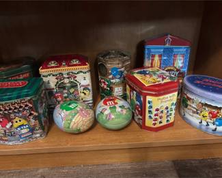 Vintage MM Tins Collectibles