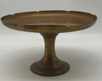 Antique Brass Cake Stand