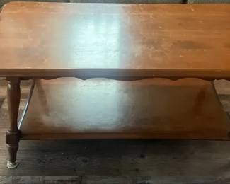 MidCentury Solid Wood Coffee Table