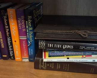 Leather Bound Leaves Of Gold ,Robert B ParkerS Series And Other Books