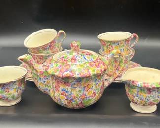 James Kent Of London  Apple Blossom Tea Set 