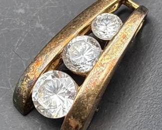 925 Silver And Cubic Zirconia Pendant