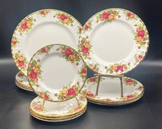 Royal Albert Bone China, Old Country Roses Set Of 4 Each