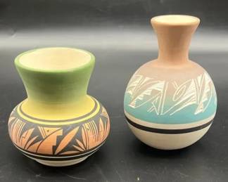 Native American Hand Painted Pottery