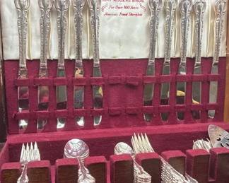 Countess Silverplate, 1969, No Korea by International Silver 66 pc Flatware Set Box not included