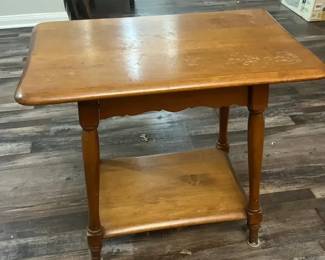 MidCentury Modern Solid Wood End Table 