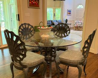 Brown Jordan “Grotta” indoor/outdoor dining set