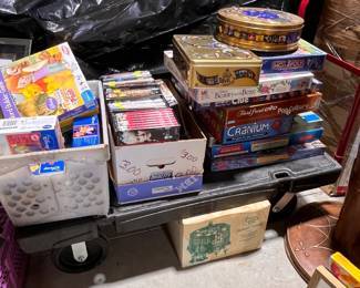 VHS, DVD, GAMES AND PUZZLES