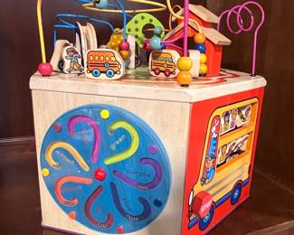 B TOYS WOODEN ACTIVITY CUBE
