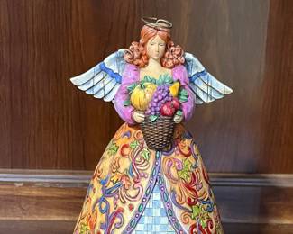 JIM SHORE BOUNTIFUL ANGEL FIGURINE