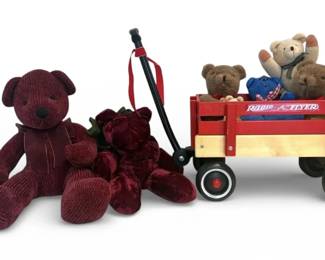 Radio Flyer Wagon, Pottery Barn Bear  More