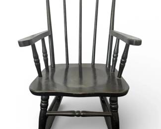 Children Rocking Chair w Stenciled Deer