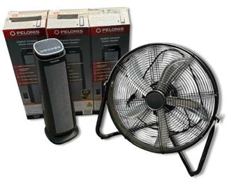 Pelonis Digital Ceramic Tower Heaters  HighVelocity Fan