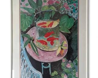 Goldfish Print By Henri Matisse 37 x25 