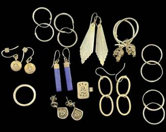 Sterling Silver Earrings  More 36.04g